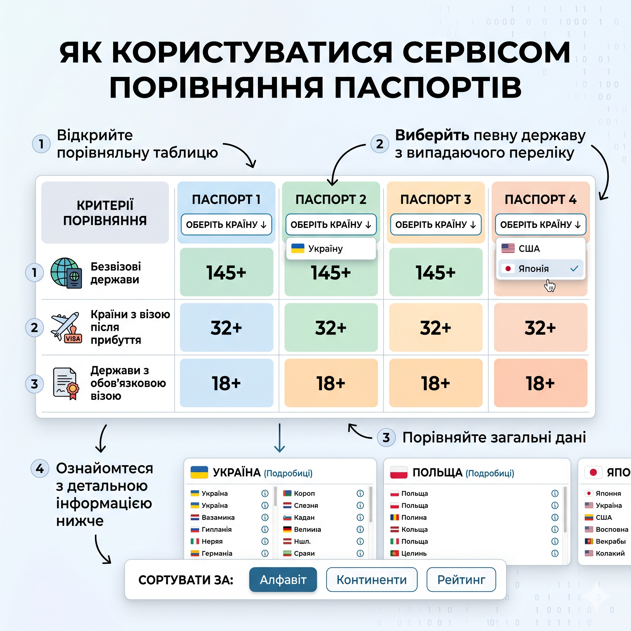 Порівняння паспортів світу