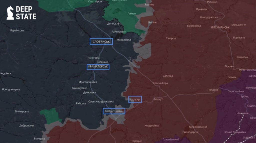 Росіяни інфільтруються в Костянтинівку і посилюють тиск на Слов’янсько-Краматорський напрямок